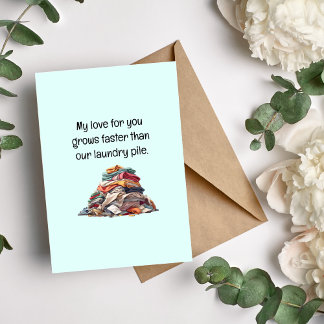 Groeiende Liefde, Groeiende Berg Grappige Liefdesu Feestdagen Kaart
