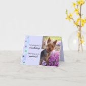 groeiende oude Kaart (Gele Bloem)