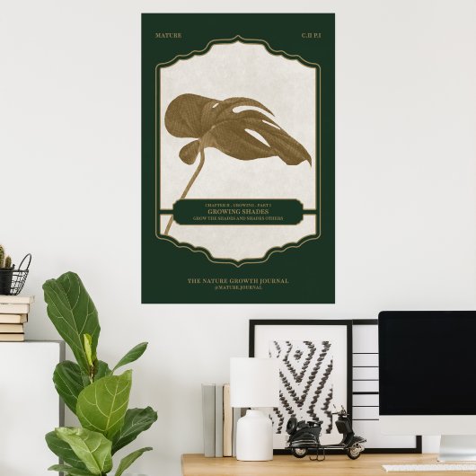 GROEIENDE TINTEN - MATURE DESIGN JOURNAL POSTER (Thuiskantoor)