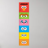 Groeigrafiek Sesamstraat Poster (Voorkant)
