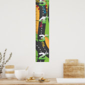 Groeigrafiek van de Grote Prijs. Poster (Keuken)