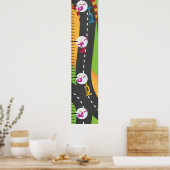 Groeigrafiek van de Grote Prijs. Poster (Keuken)