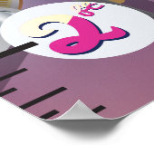 Groeigrafiek van de superruimtePinball-machine. Poster (Hoek)