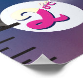 Groeigrafiek van de superruimtePinball-machine. Poster (Hoek)