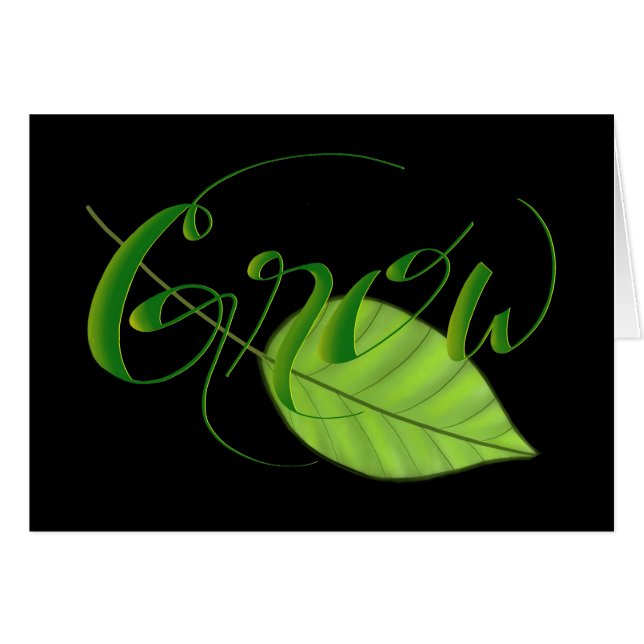 Groeikaart (Voorkant Horizontaal)