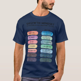 Groeimijlpaal Herziening van ideeën Motiviteitscen T-shirt