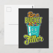 Groeimobber van schooladviseur is een emmer briefkaart (Voorkant / Achterkant)