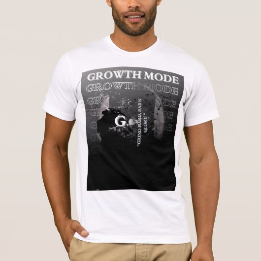 Groeimodus geactiveerd t-shirt (Voorkant)
