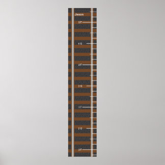 Groeioverzicht spoorwegen poster