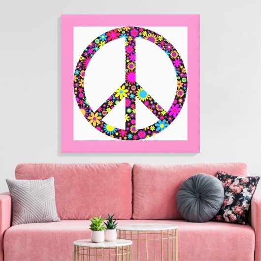 GROEISVREDESSIGN CANVAS AFDRUK (Insitu (Woonkamer))