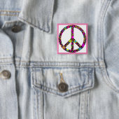 GROEISVREDESSIGN VIERKANTE BUTTON 5,1 CM (In situ)