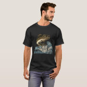 Groemouthbaars springt t-shirt (Voorkant volledig)