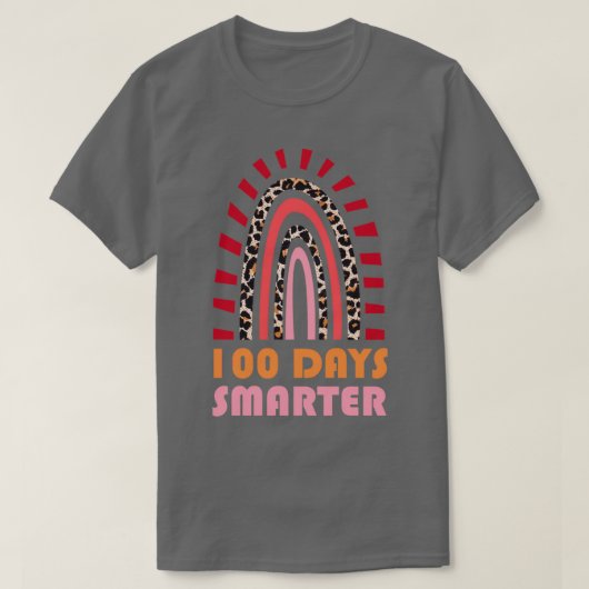 Groen 100 dagen slimmer t-shirt (Design voorkant)