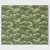 Groen 2 Camouflage-verpakkingspapier Cadeaupapier (Vlak)