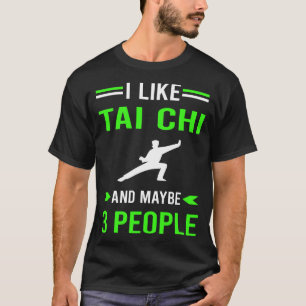 Groen 3 personen Tai Chi T-shirt