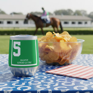 Groen 5 Gepersonaliseerde Derby Paardenrace