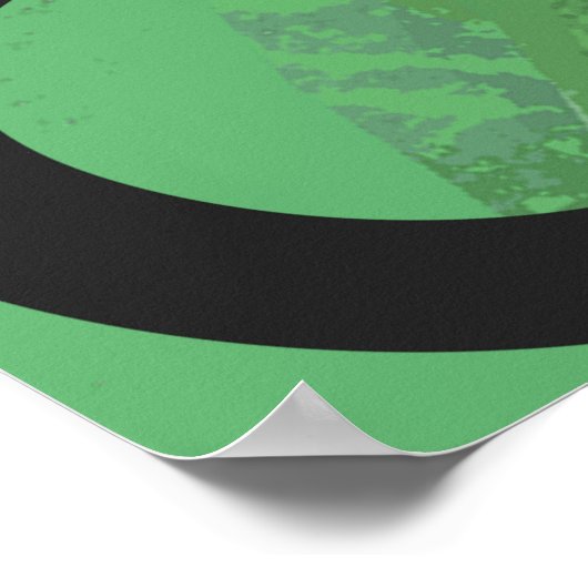 Groen 60 decennium poster (Hoek)