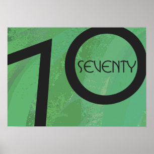 Groen 70 decennium poster