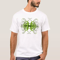 Groen Aangepast Tribal Tattoo Ontwerp