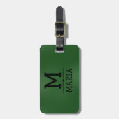Groen abstract achtergrondbagagelabel vormgeven bagagelabel (Voorkant verticaal)