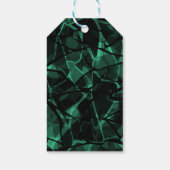 groen abstract cadeaulabel (Achterkant)