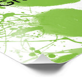 Groen Abstract Foto Afdruk (Hoek)