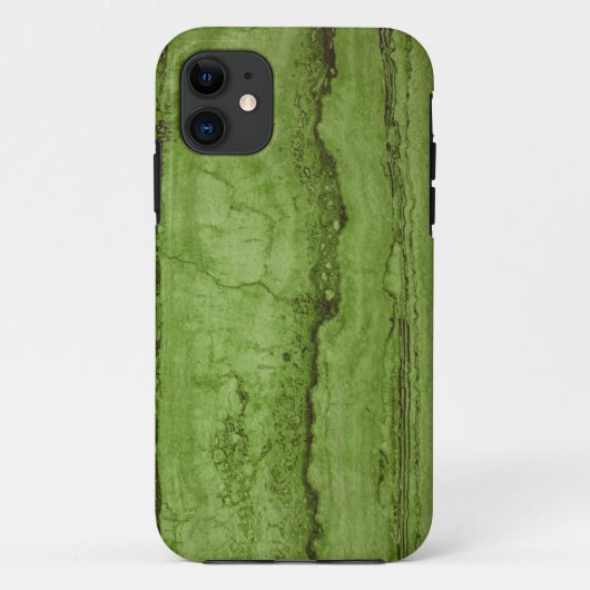Groen abstract Graniet steen marmeren patroon Case-Mate iPhone Case (Achterkant)