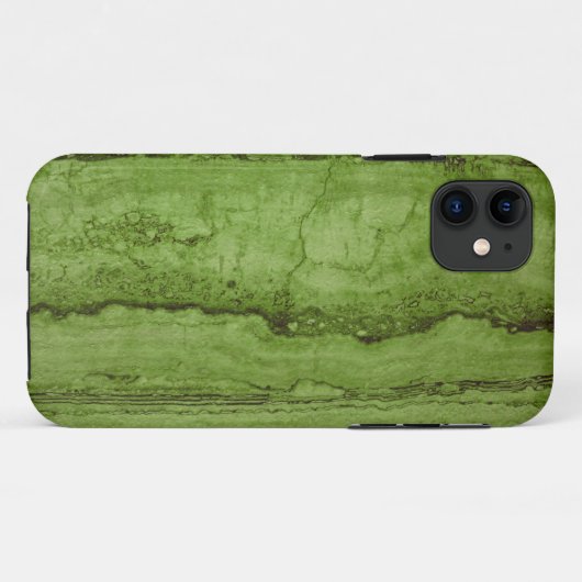 Groen abstract Graniet steen marmeren patroon Case-Mate iPhone Case (Achterkant (horizontaal))