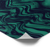 Groen Abstract gras Poster (Hoek)