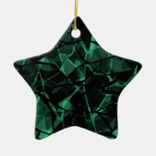 groen abstract keramisch ornament