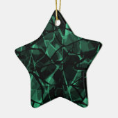 groen abstract keramisch ornament (Links)