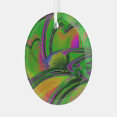 Groen Abstract Ornament (Voorkant links)
