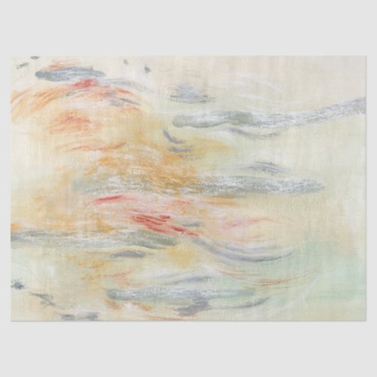 Groen Abstract Patroon Decoupage Tissue Paper Tissuepapier (Voorkant)