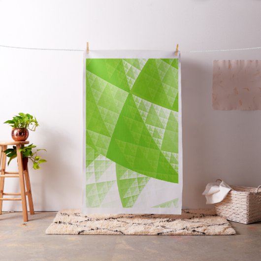 Groen abstract patroon stof (Voorbeeld)