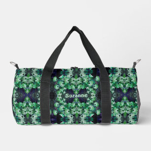 Groen Afrikaans Daisy Flowers Abstract gepersonali Plunjezak