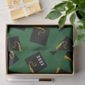 Groen Afstuderen 2025 Tissuepapier (Geschenk)