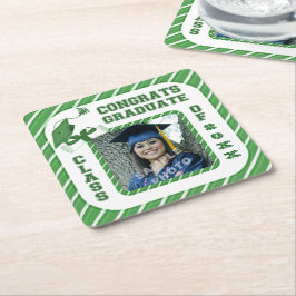 Groen Afstuderen Afstuderen Onderzetters van schoo