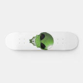 Groen Alien-skateboard Skateboard (Horizontaal)