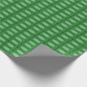 Groen alligatorhuidpatroon cadeaupapier (Hoek)