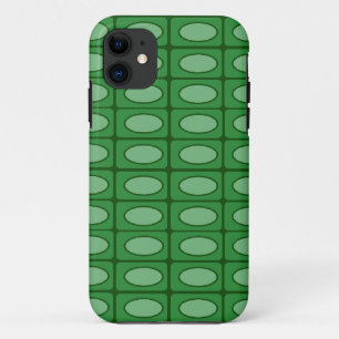 Groen alligatorhuidpatroon iPhone 11 hoesje