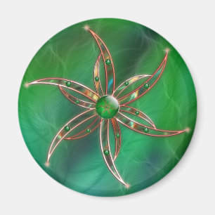 Groen Als de Grasmagneet Magneet