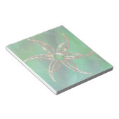 Groen als de grasnotitieblok notitieblok (Schuin)