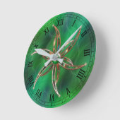 Groen als de Grass Clock Ronde Klok (Hoek)