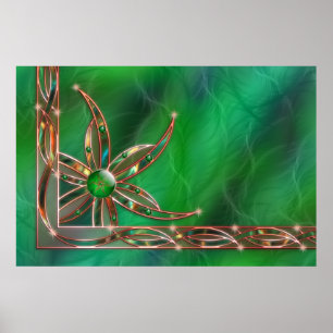 Groen als de Grass Druk Poster