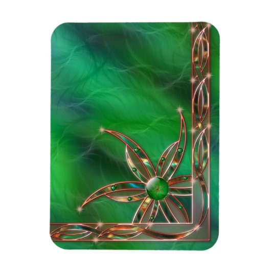 Groen als de Grijze Flexibele Magnet Magneet (Verticaal)