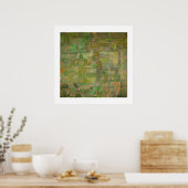Groen als Klee Poster (Keuken)