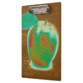Groen appelschilderij klembord (Links)