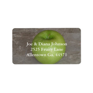 Groen Apple Avery adreslabel Etiket