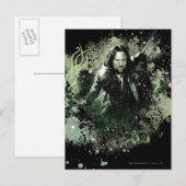 Groen Aragorn Vector Collage Briefkaart (Voorkant / Achterkant)