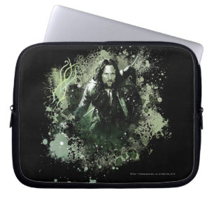 Groen Aragorn Vector Collage Laptop Sleeve